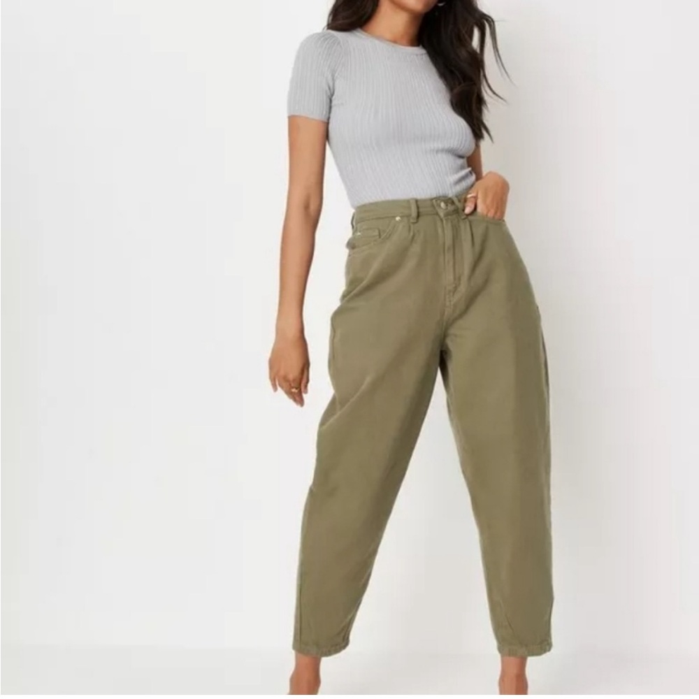 High waisted ankle jeans